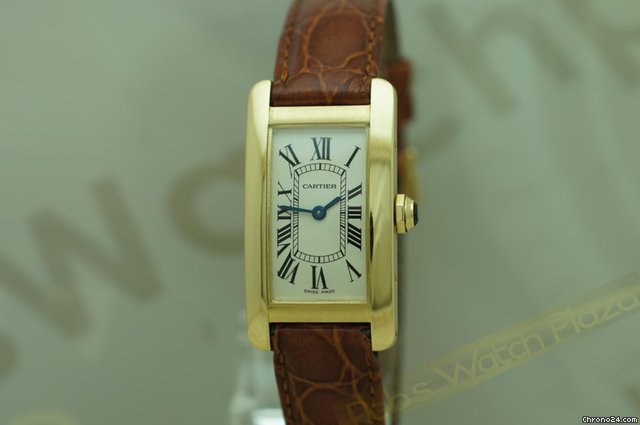Cartier Tank Americaine 18kt goud watches