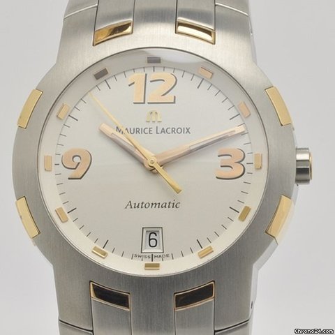 Maurice Lacroix Milestone steel 18K Gold Automatic watches