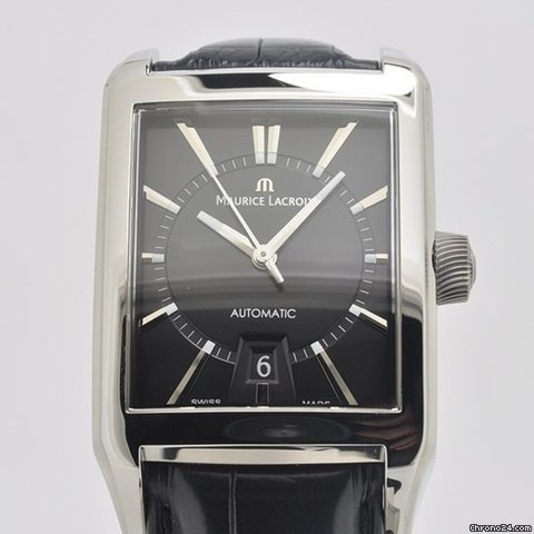 Maurice Lacroix Pontos Rectangulaire Black watches
