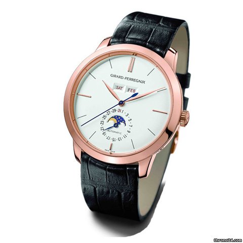 Girard Perregaux Vintage 1966 Men's Day Date Moonphase 49535-52-151-BK6A watches