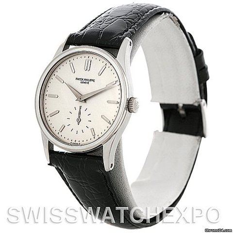 Patek Philippe Calatrava Vintage 18k White Gold Watchy 3796 watches
