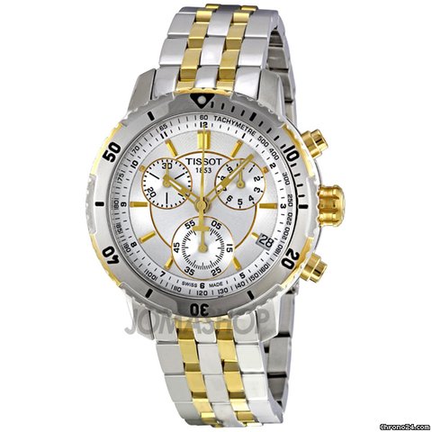 Tissot T-Sport PRS200 Chronograph Silver-tone Dial Mens Watch T0674172203100 watches