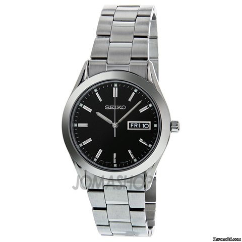 Replica Seiko Black Dial Stainless Steel Dress Mens Watch SGGA25 Watch