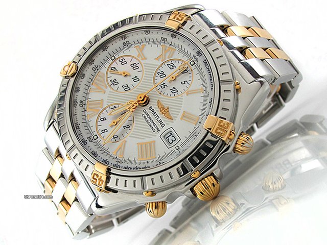 Breitling "CHRONOMAT B13355" 43 mm Edelstahl / Gelbgold Automatik watches