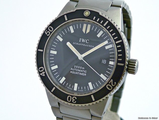 IWC GST Aquatimer, Ref. 3536, Titanium, 2000m watches