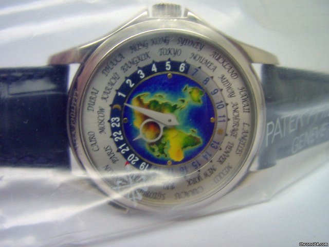 Patek Philippe Cloisonne - Email Worldtimer - SEALED Whitegold watches