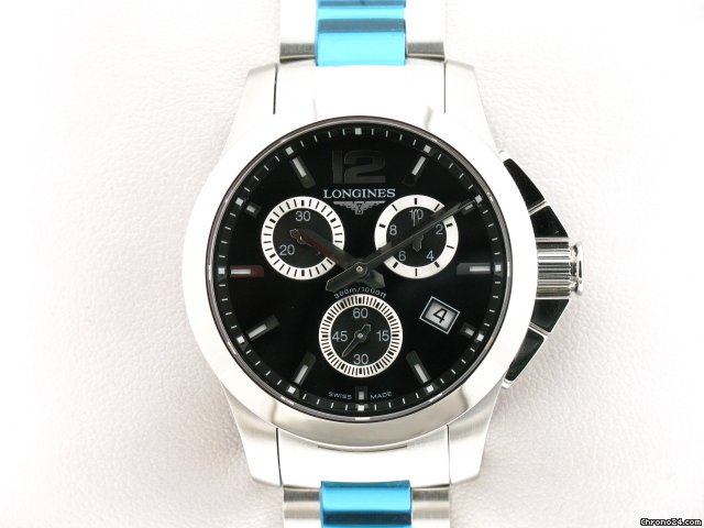 Longines CONQUEST CHRONO QUARZO NERO watches