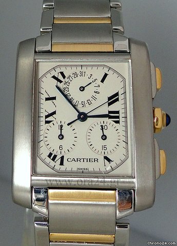 Cartier Tank Francaise Chronoreflex Gold/Steel watches