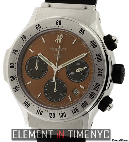 Hublot MDM Super B Chronograph Steel Copper Dial 1920.1 B+P watches