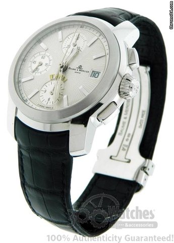 Baume & Mercier Rare Men's & 1986 18K White Gold Automatic Chronograph Watch watches