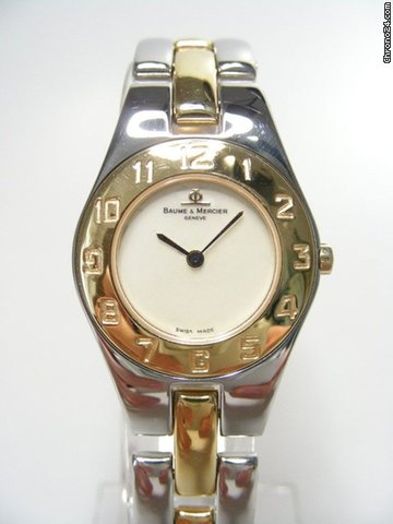 Baume & Mercier Linea steel and gold/or et acier cadran nacre/mother of pearl dial watches