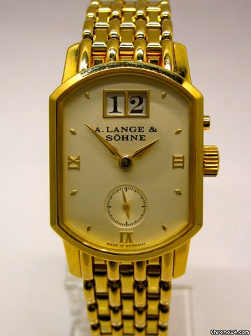 A. Lange & Sohne Lady Arkade 153.002 Gelbgold Gelbgoldband "Bracelet" watches