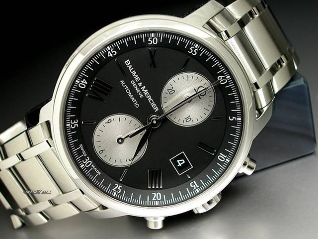 Baume & Mercier "CLASSIMA XL CHRONOGRAPH" AUTOMATIK Edelstahl watches