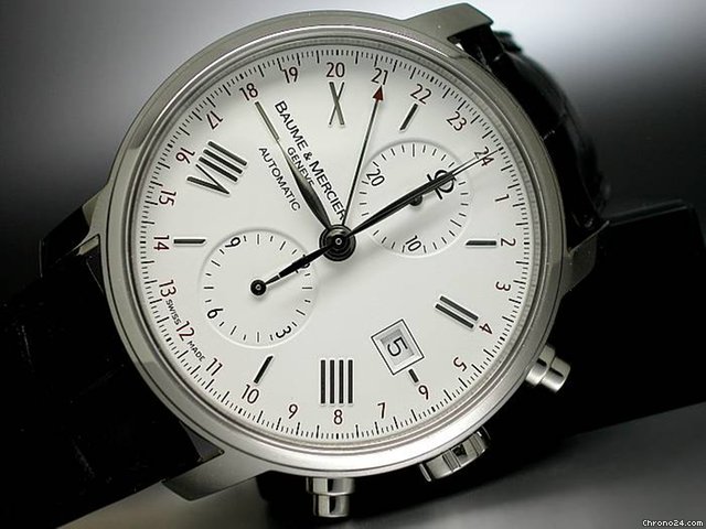 Baume & Mercier "CLASSIMA XL CHRONOGRAPH" AUTOMATIK Edelstahl watches