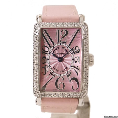 Franck Muller ロングアイランド レディース ダイヤモンド ピンク WG watches