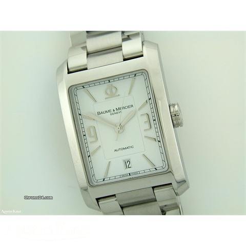 Baume & Mercier & Hampton steel automatic on bracelet watches