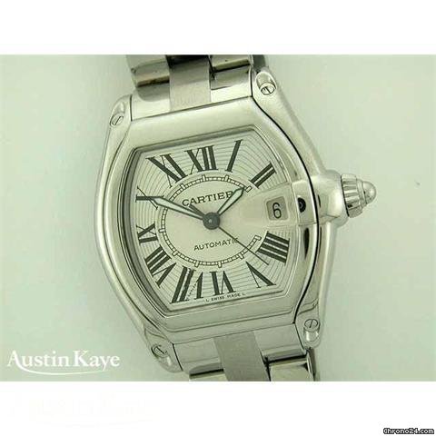 Cartier Roadster steel automatic on bracelet watches