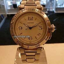 Cartier Pasha C auto 10401 turning bezel watches
