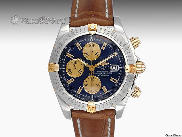 Breitling Chronomat Evolution Chronograph - 44mm Two-Tone (Stainless Steel & 18K Yellow Gold) - B13356 watches