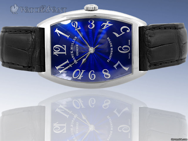Franck Muller Cintree Curvex - Tonneau 18K White Gold - 2852 SC watches