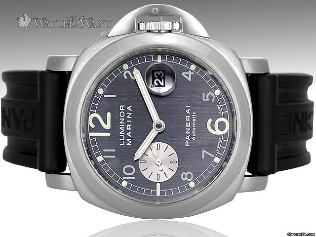 Panerai PAM 086 - Luminor Marina Automatic - 44mm Stainless Steel - Very Rare Anthracite Charcoal Dial watches