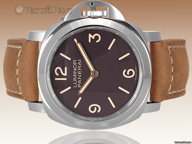 Panerai PAM 390 Luminor "Blackseal Base" Boutique Special Edition - Dirty Brown Dial watches