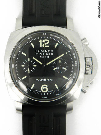 Panerai stainless steel Luminor Flyback watches