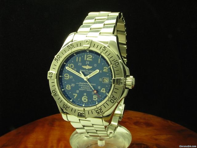 Breitling Superocean Chronometer Automatic Edelstahl Herrenuhr / Ref. A17360 watches