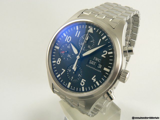 IWC FLIEGERCHRONOGRAPH STAINLESS STEEL watches
