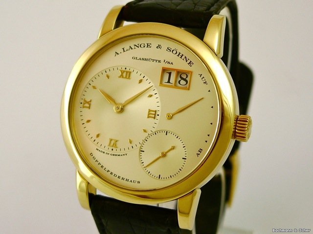 A. Lange & Sohne Lange 1, 18k Yellow Gold watches