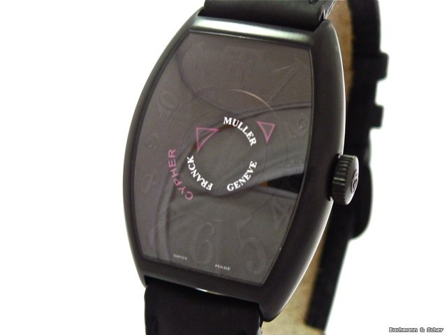 Franck Muller CYPHER, DLC-Coating, Ref. 5850DM NR, Limited 5 Pieces watches