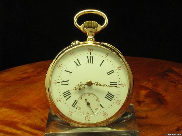 Jaeger-LeCoultre & Co. 14kt 585 Gold Open Face Taschenuhr watches