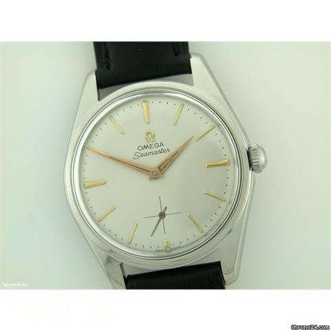 Omega Seamaster steel manual on strap watches