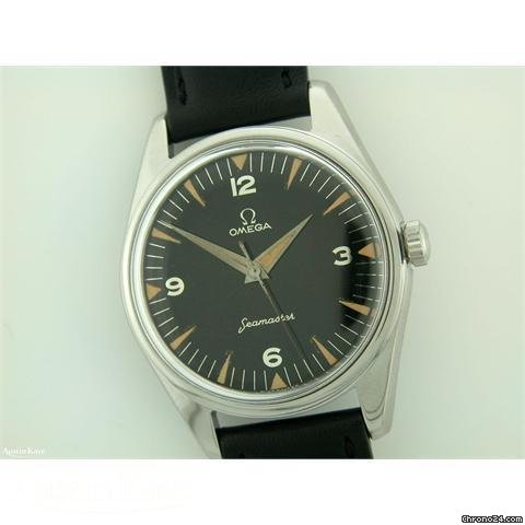 Omega Seamaster steel manual on strap watches