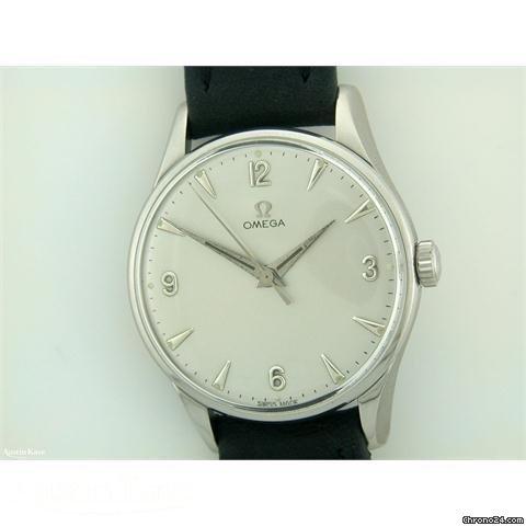 Omega Steel manual on strap watches