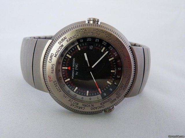 IWC Porsche Design Reiseuhr World Timer - neuer Service 06/2012 watches