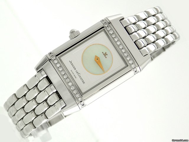 Jaeger-LeCoultre "Reverso Duetto", Duo Face - Stahl - mit Diamantbesatz watches