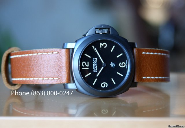 Panerai PAM 360 Luminor Base Model Logo Dial PVD Case Paneristi Special Edition watches