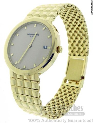Patek Philippe Men’s Calatrava 18K Yellow Gold Quartz Date Watch watches