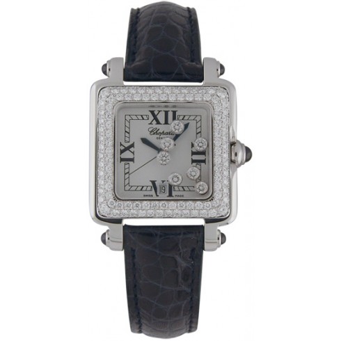 Chopard Happy Sport Diamond Steel Black Ladies Watch 27/8361-23 watches