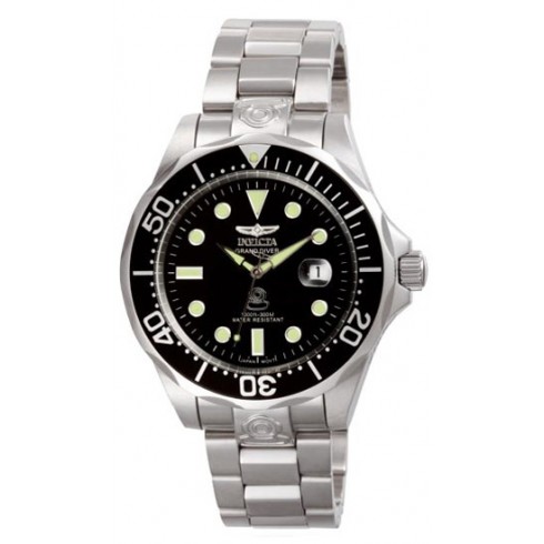 Invicta Grand Diver Black Men's Watch 3044 watches