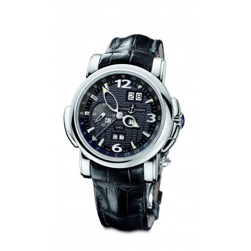 Ulysse Nardin Perpetual GMT 18kt White Gold Black Men's Watch 320-60-62 watches