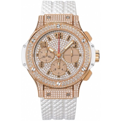 Hublot Big Bang White Diamond Dial Automatic 18 Carat Rose Gold Ladies Watch 341.PE.9010.RW.1704 watches