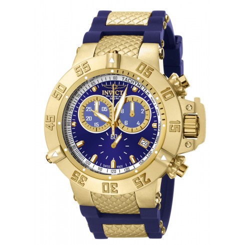 Invicta Subaqua Noma Sports Chronograph Blue Dial Blue Rubber Men's Watch 5515 watches