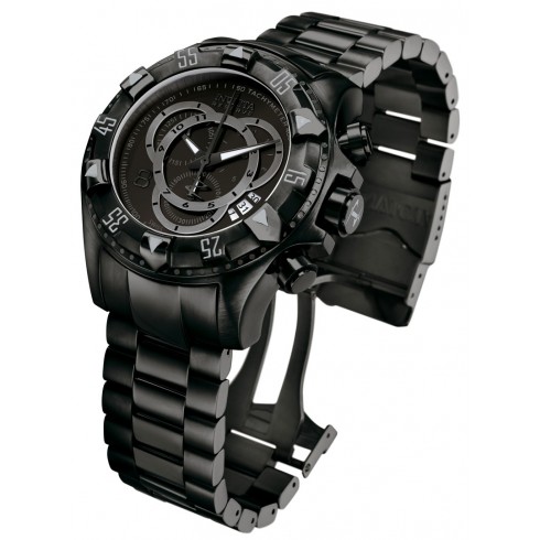 Invicta Reserve Collection Excursion Chronograph Black Dial Black Ion-plated Men's Watch 6474 watches