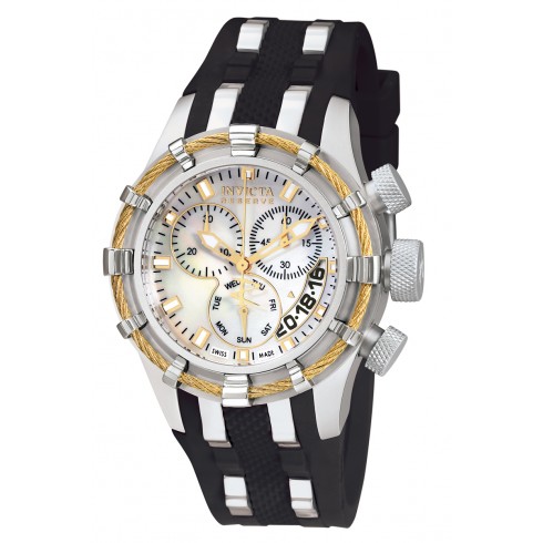 Invicta Ladies Reserve Bolt Chronograph Watch with Black Polyurethane Bracelet 6944 watches