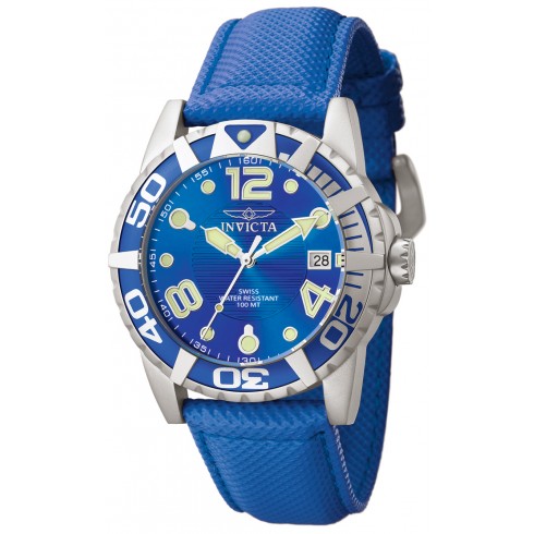 Replica Invicta Signature Pro Diver Blue Dial Blue Nylon Men's Watch 7246 Watch