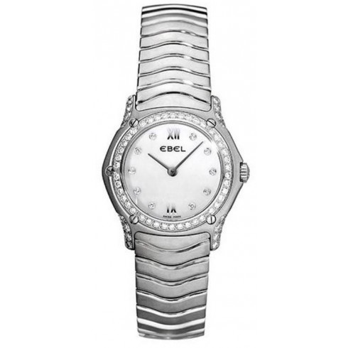 Ebel Classic Wave Mother of Pearl Dial Stainless Steel Ladies Watch 9090F29-971025 watches