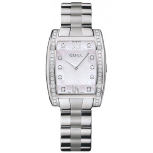 Ebel Tarawa Mother of Pearl Diamond Dial Stainless Steel Ladies Watch 9656J28-991086 watches