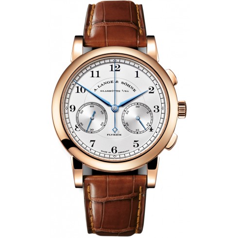 A. Lange and Sohne 1815 Chronograph Silver Dial 18K Rose Gold Men's Watch 402.032 watches